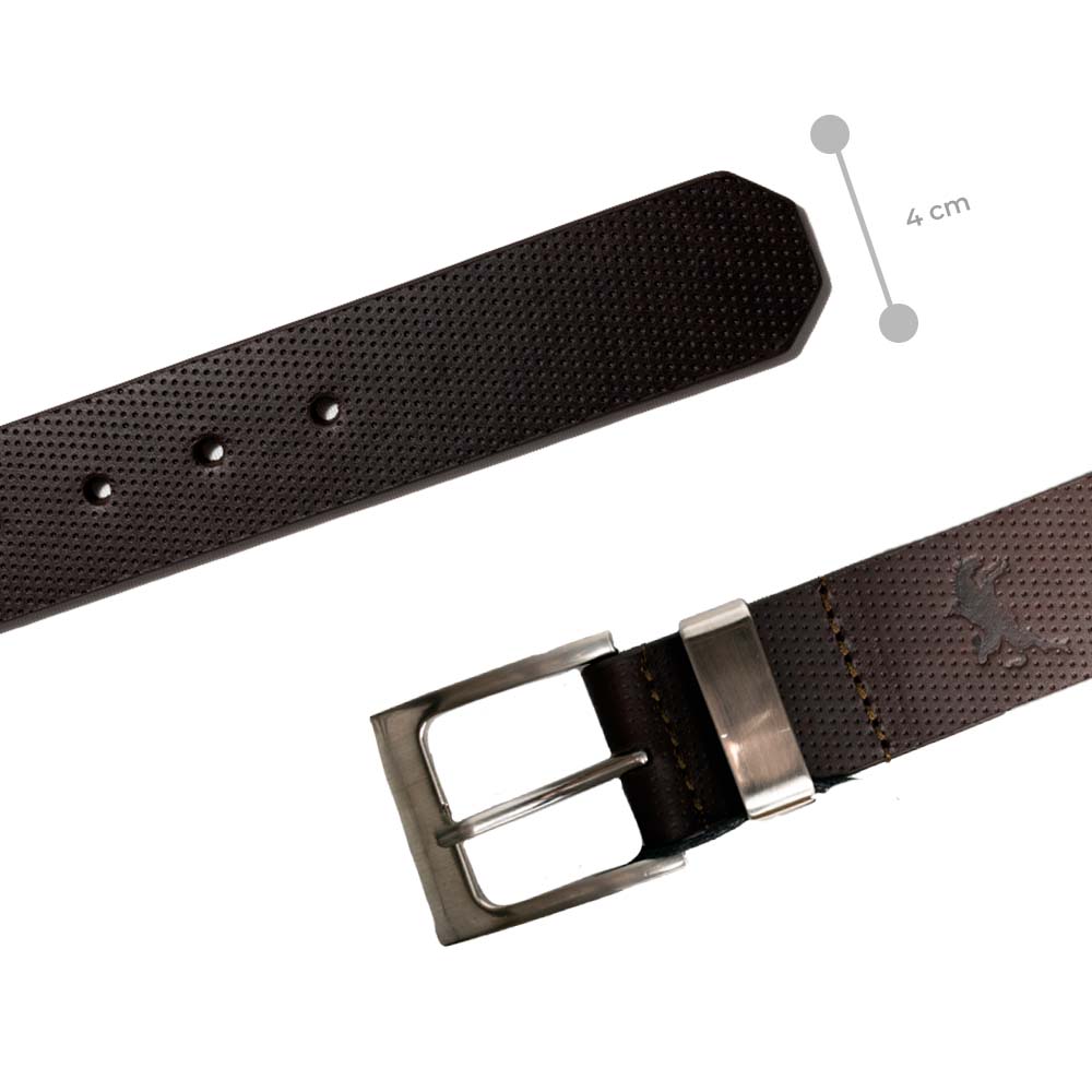 Cinto O'farrell en Piel de Bovino Café Chocolate - 1035