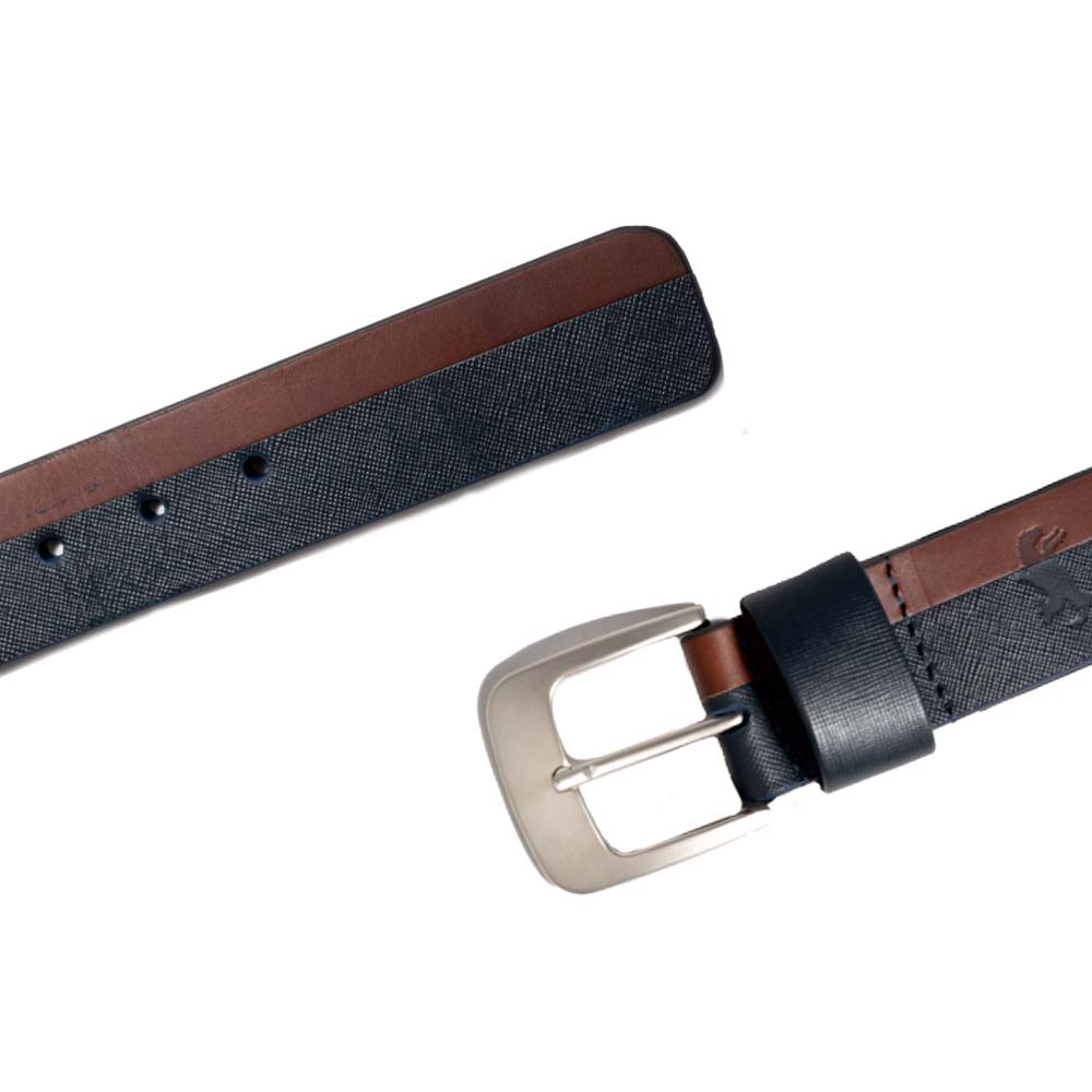 Cinto O'farrell en Piel de Bovino Café y Negro - 1042