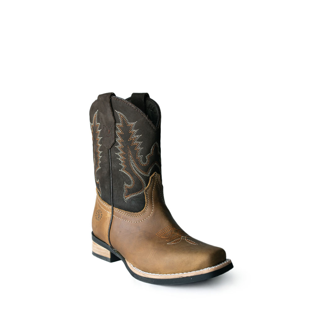 Bota Caballo Dorado Crazy Arena Flores Niño – 0318