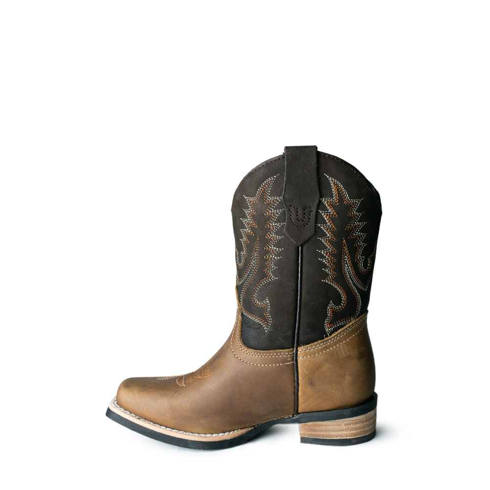 Bota Caballo Dorado Crazy Arena Flores Niño – 0318