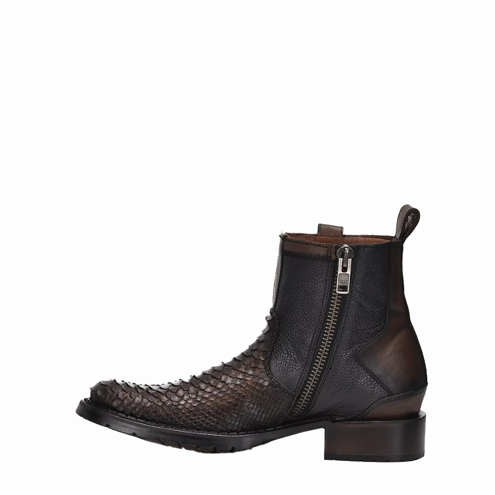 Botín Cuadra en Piel Genuina de Pitón - 2T50PH