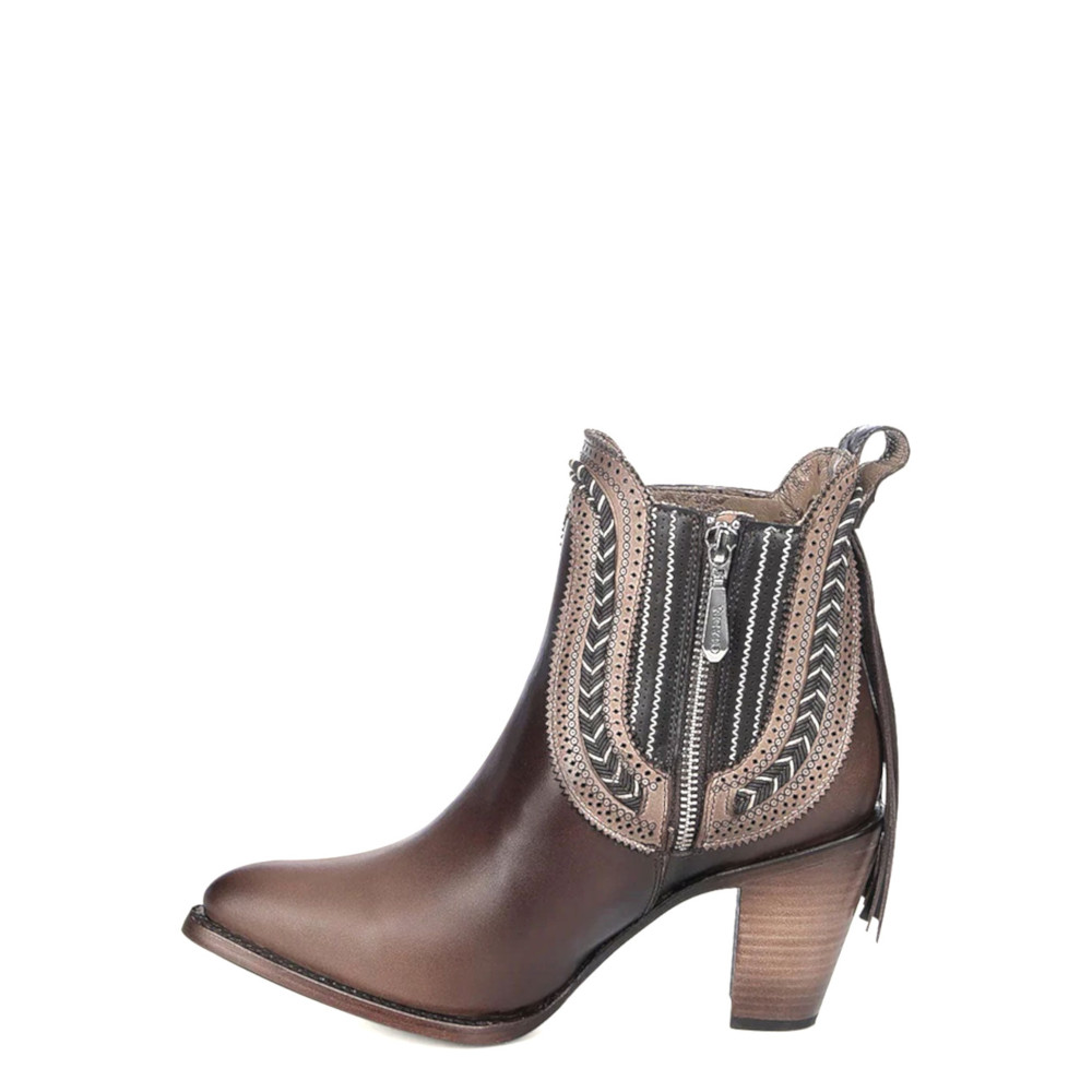 Botín Cuadra Piel Genuina de Bovino - 3F0KRS