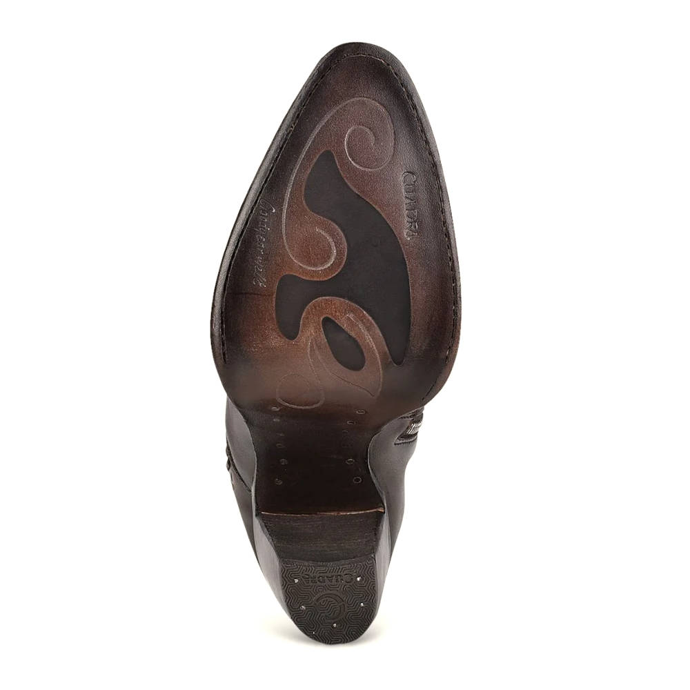 Botín Cuadra en Piel Genuina con Cristales - 3F92RS