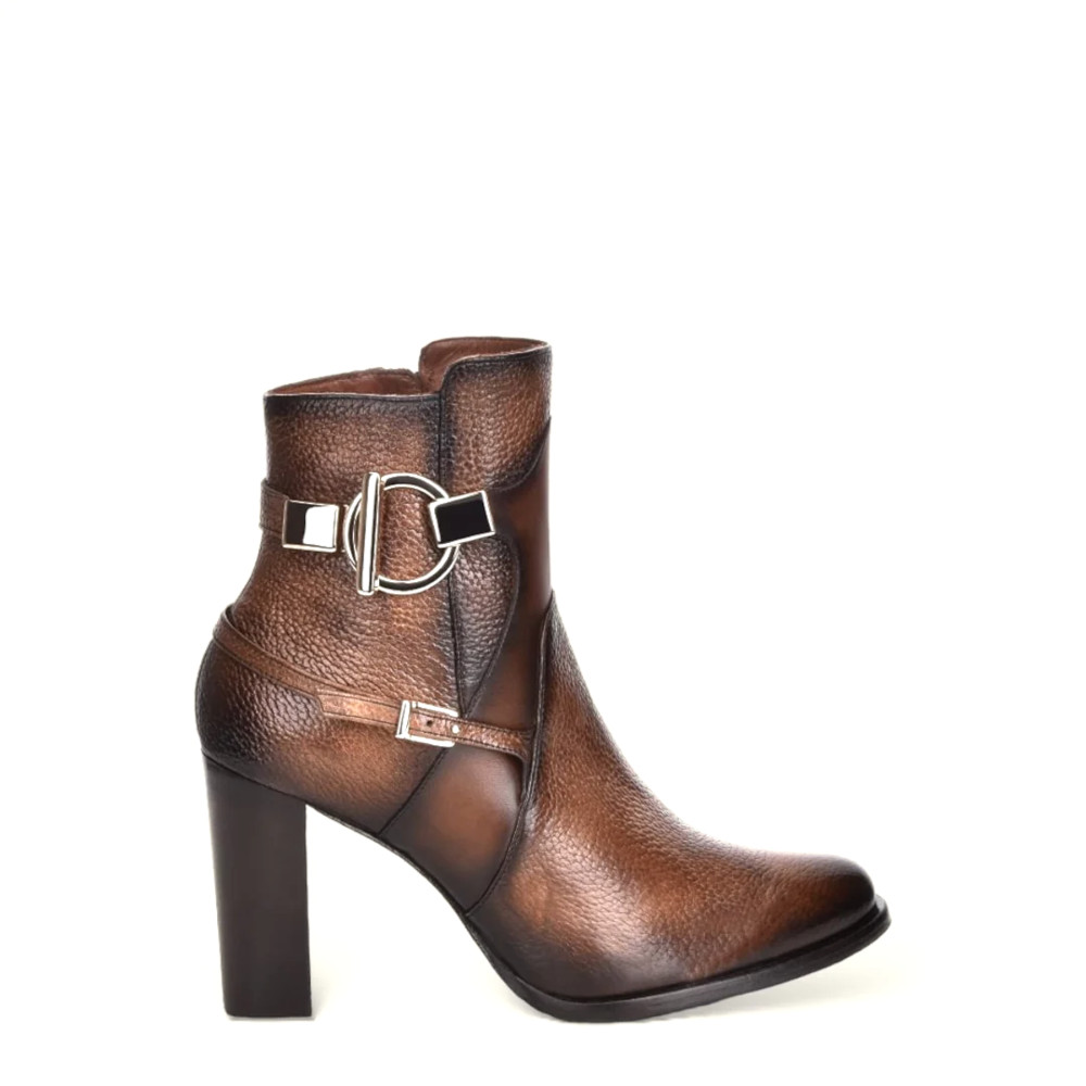 Botín F. Cuadra en Piel Genuina de Venado - 3G5VNTV