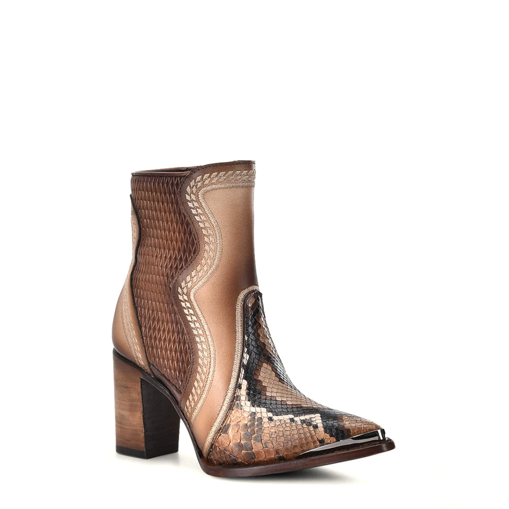 Botín Cuadra Piel Genuina Pitón - 4I10PH