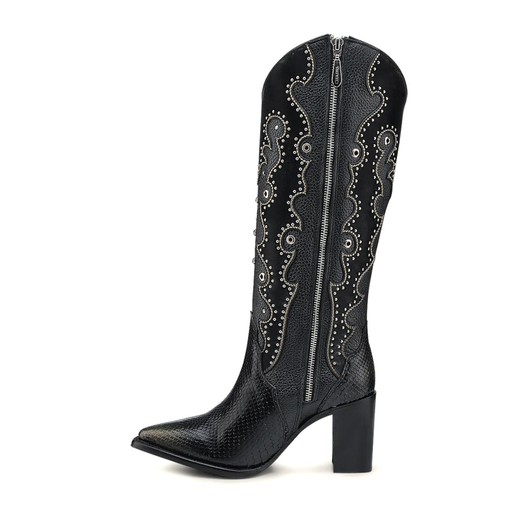 Bota Cuadra Piel Genuina de Pitón - 4I14PH