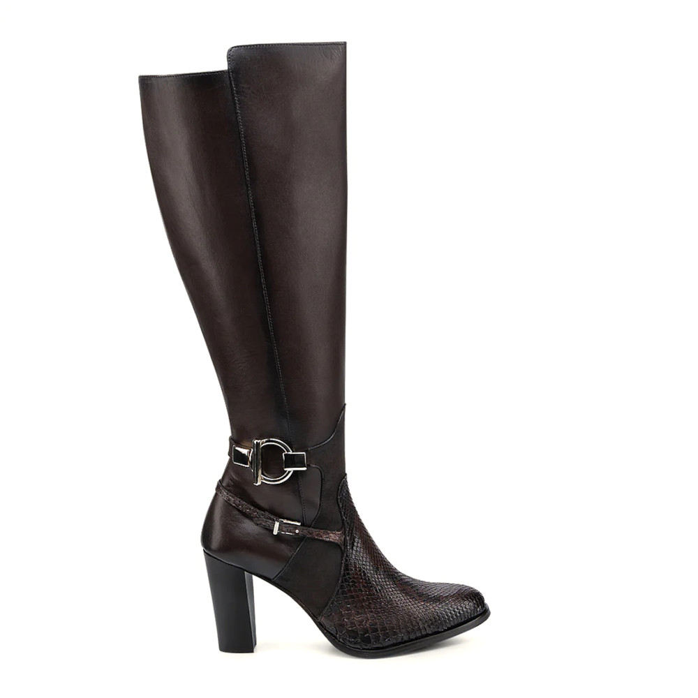 Bota F. Cuadra en Piel Genuina de Pitón - 6G4PBTS