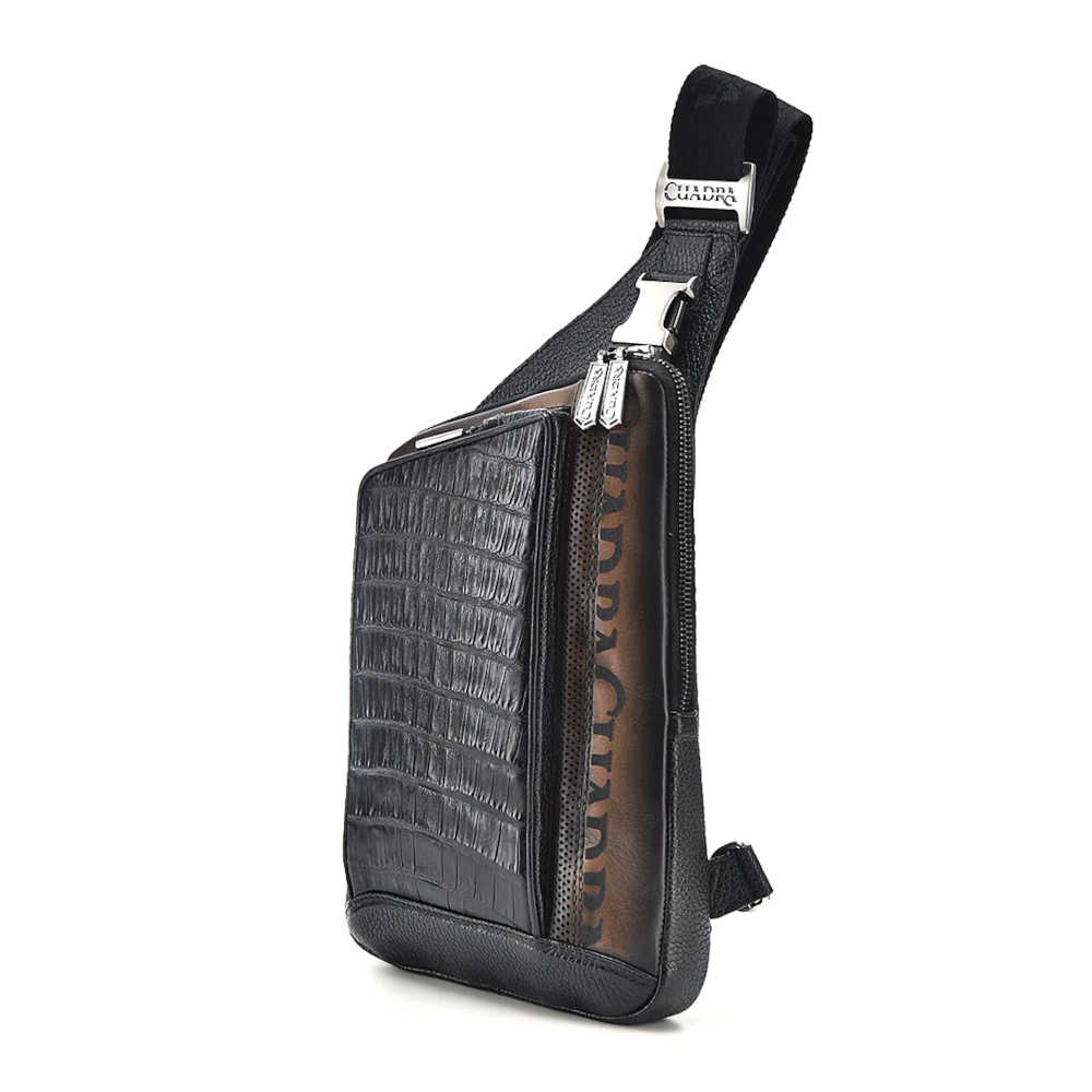 Bandolera Piel Genuina de Fuscus - BOC22FC