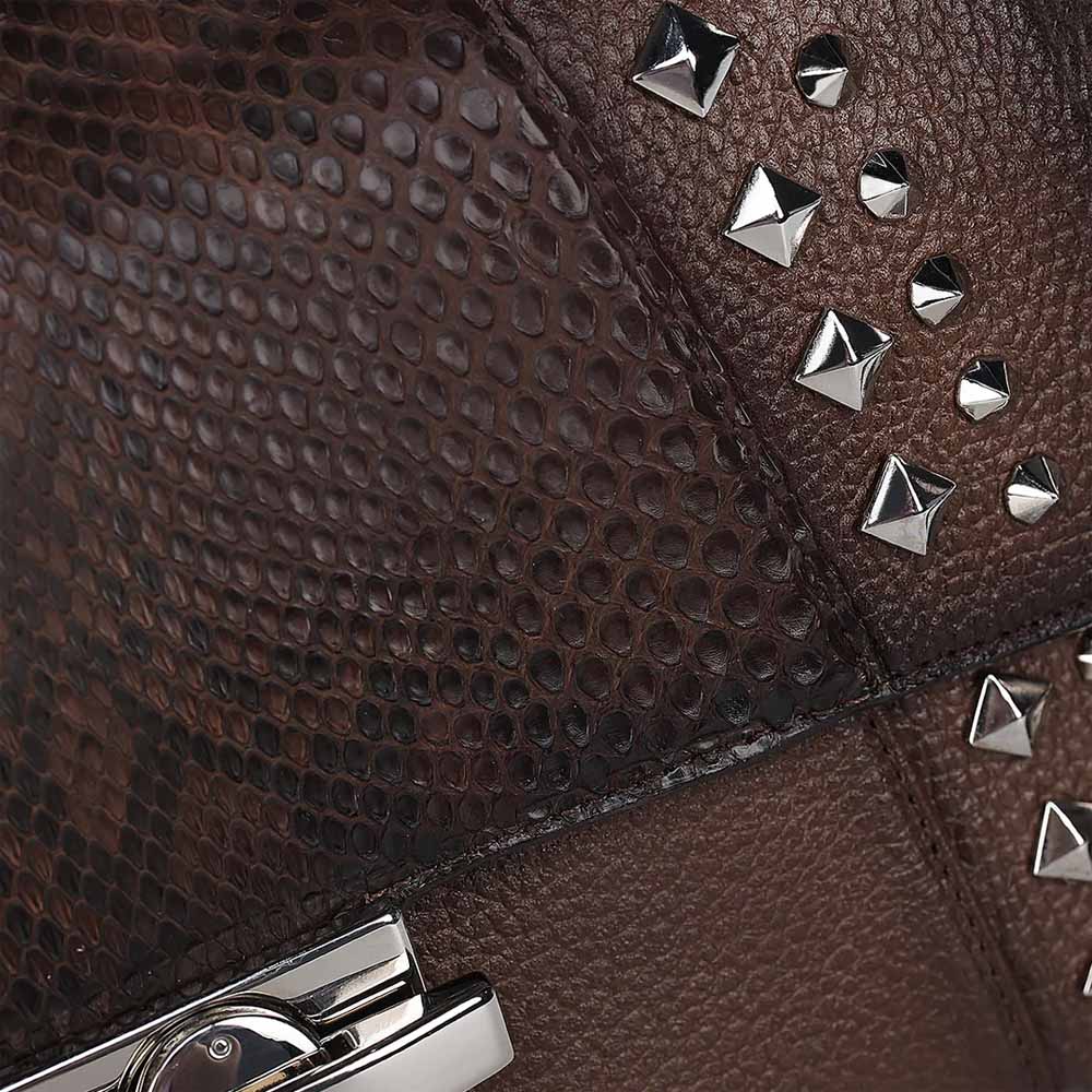 Bolsa Cuadra Piel Genuina de Pit?n - BOD1VPH