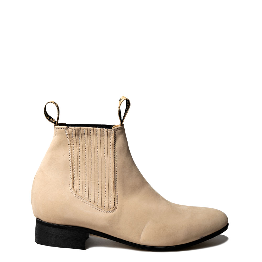 Botín Prieto Nobuck Hueso