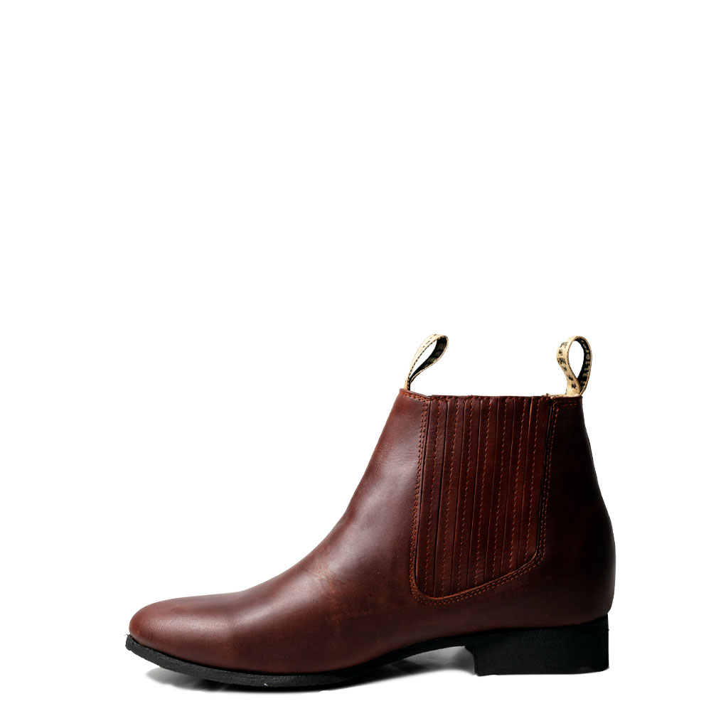 Botín Prieto Zig-Zag Crazy Piel Shedron