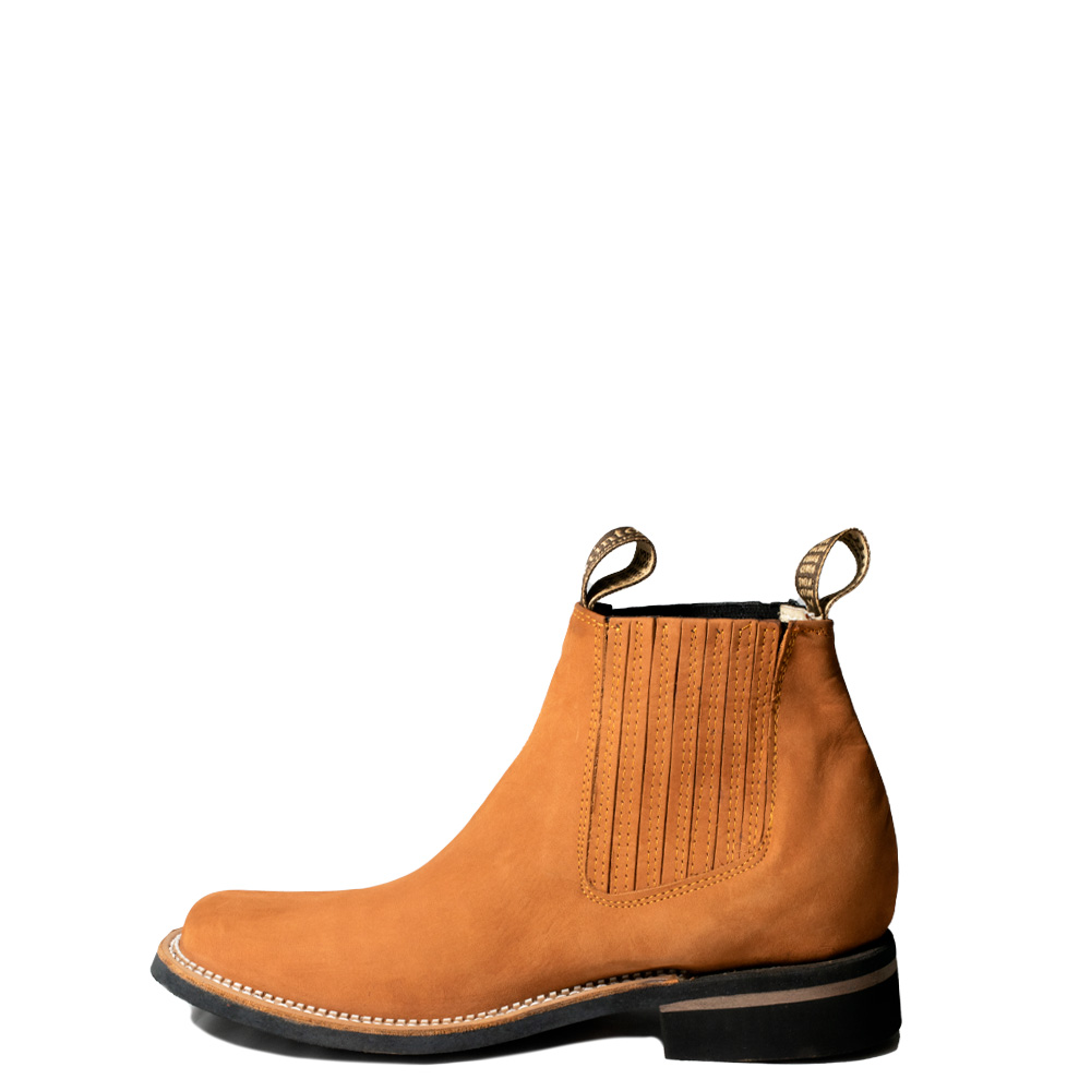 Botín Retinto Bulldog Nobuck - Miel