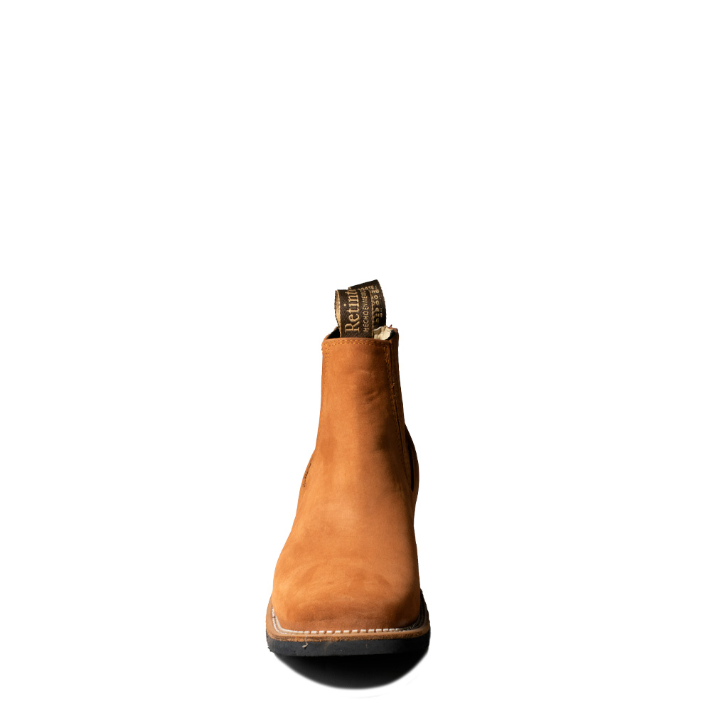 Botín Retinto Bulldog Nobuck - Miel