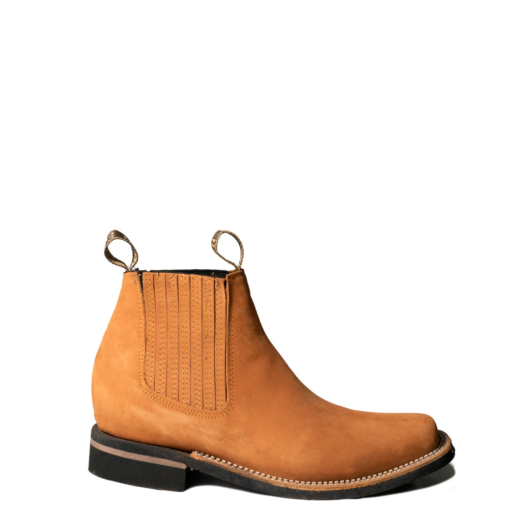 Botín Retinto Bulldog Nobuck - Miel