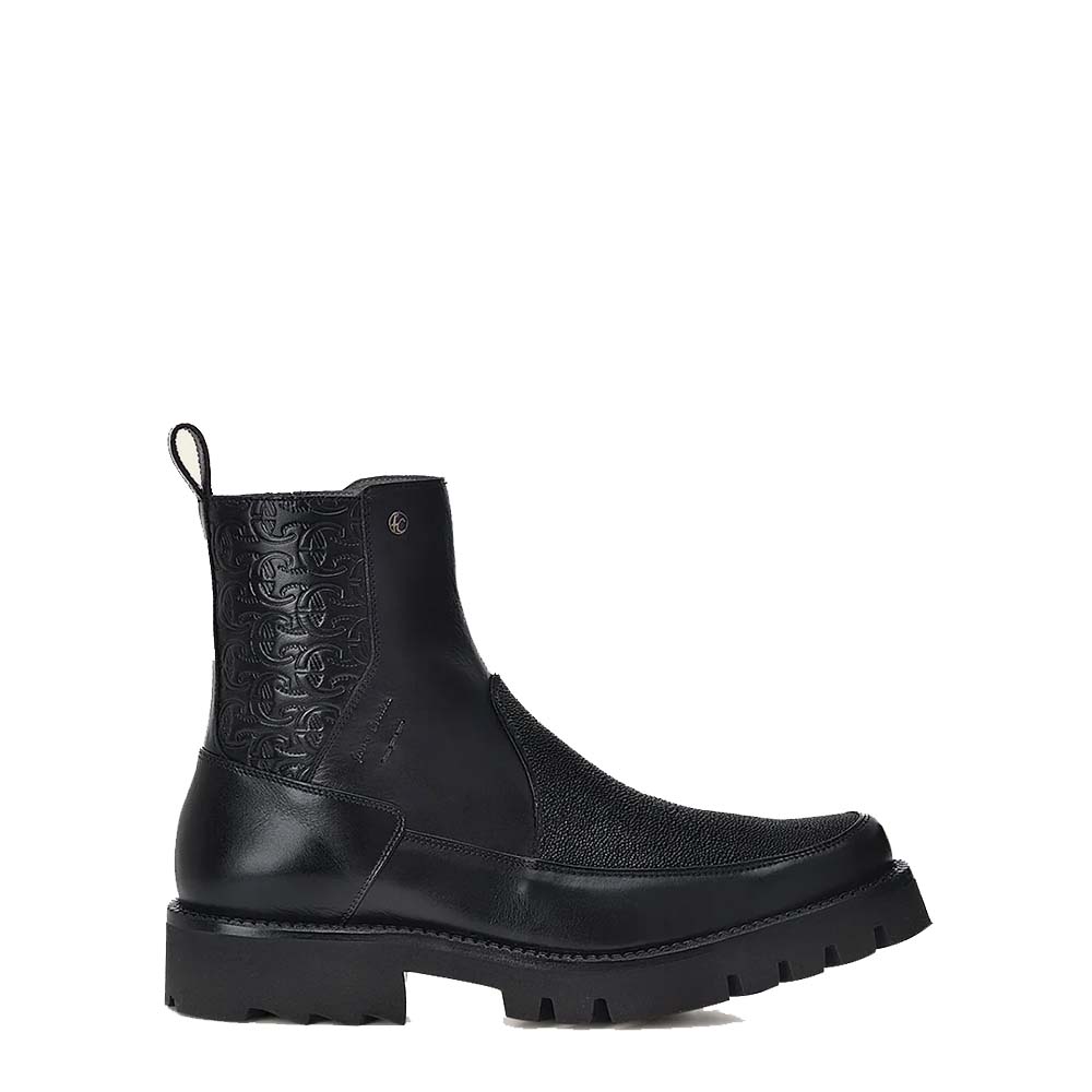 Botín Cuadra Piel Genuina de Mantarraya - G97MTTS