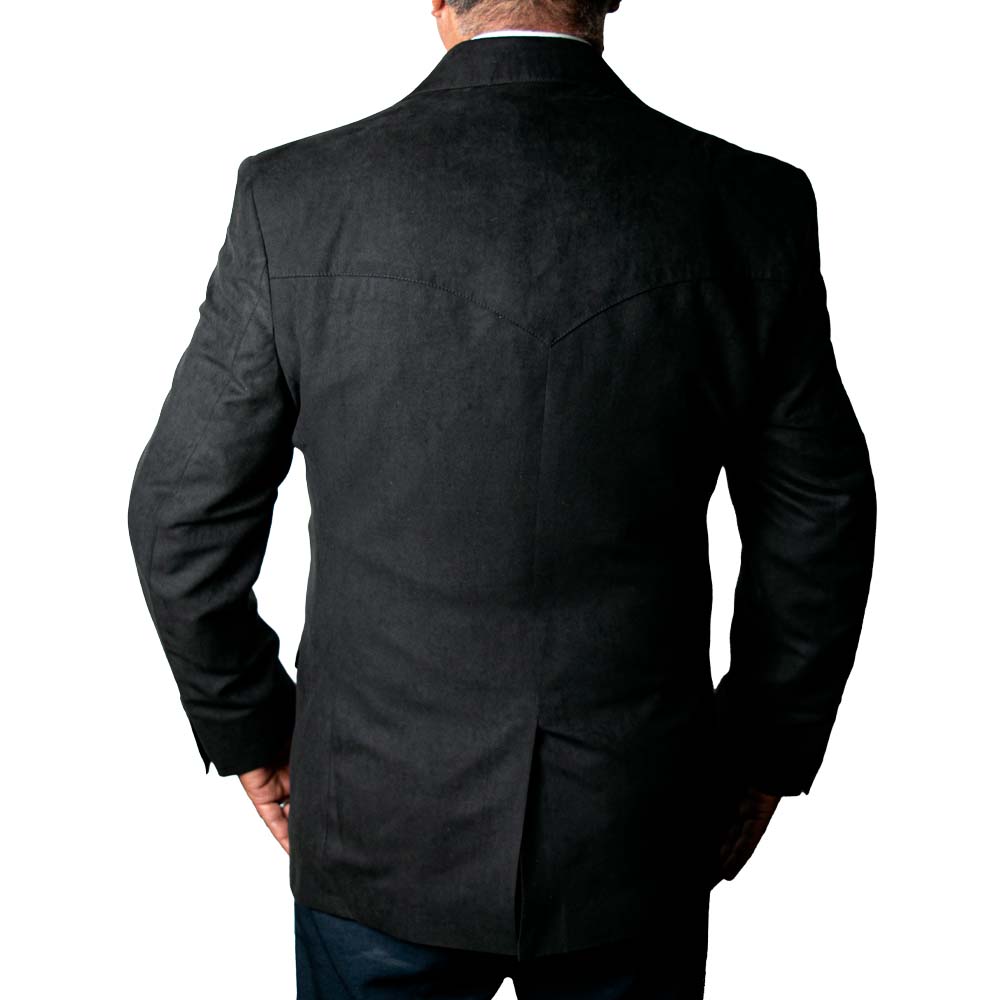 Saco Old West Gamuzina Liso Negro - ESTGNG-101