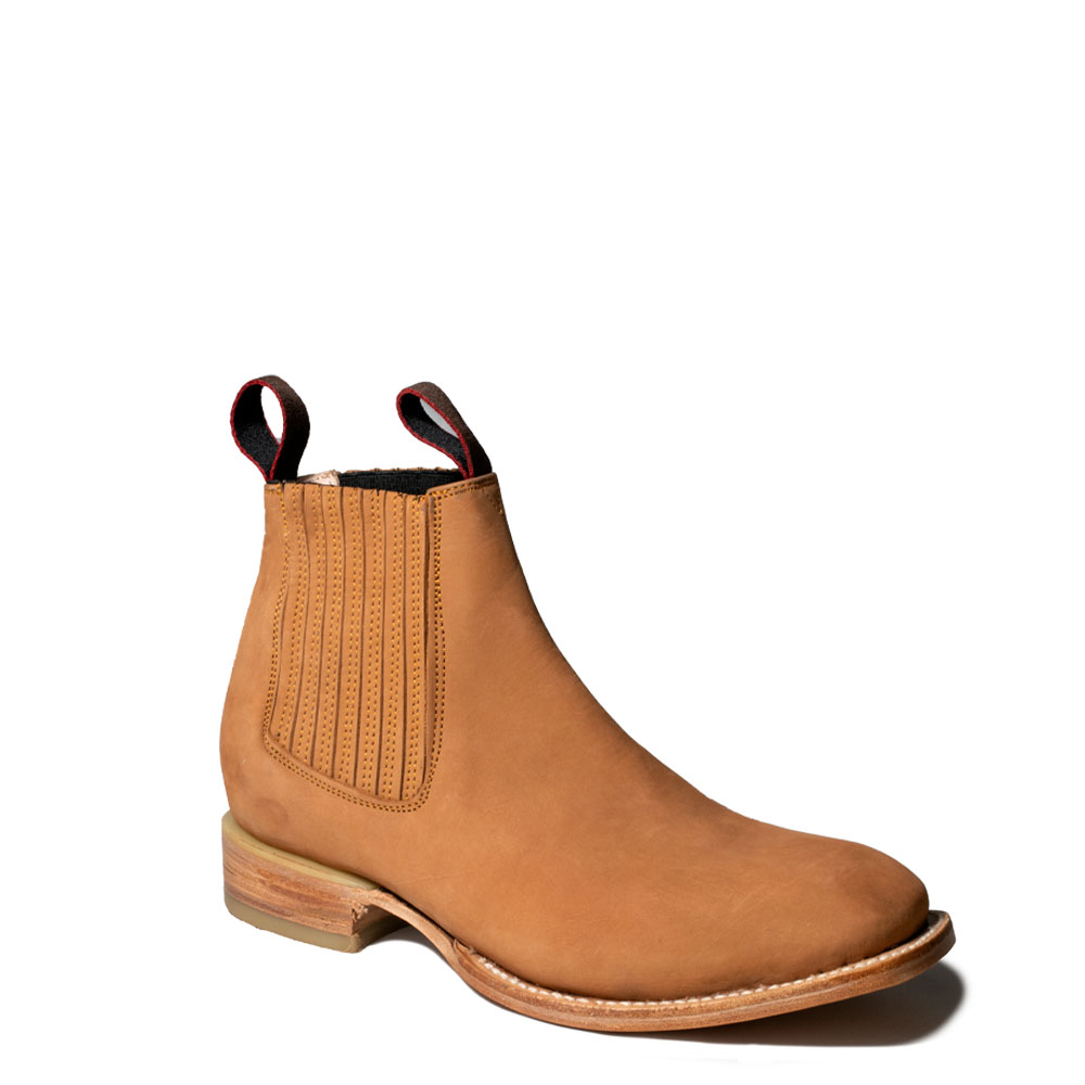 Botín Retinto Holanda Nobuck - Camel