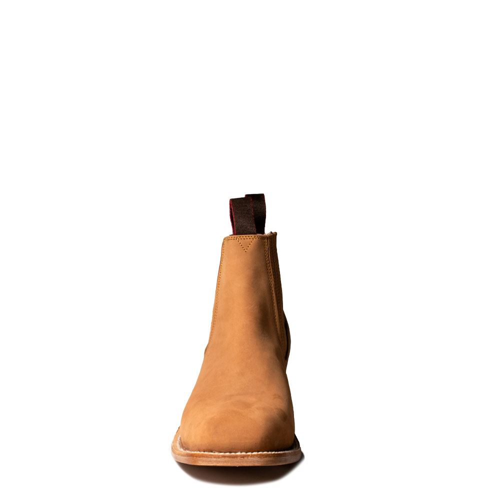 Botín Retinto Holanda Nobuck - Camel