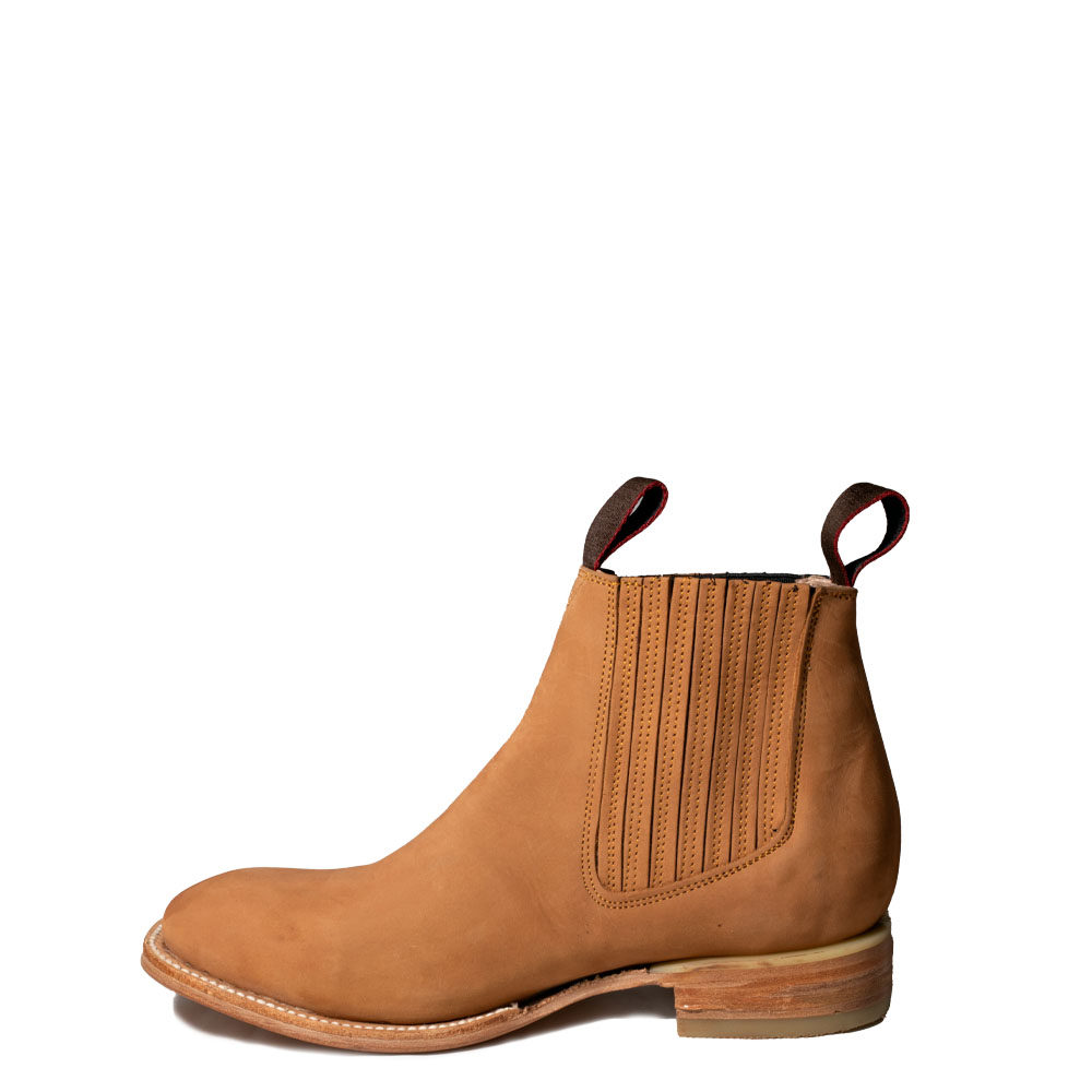 Botín Retinto Holanda Nobuck - Camel