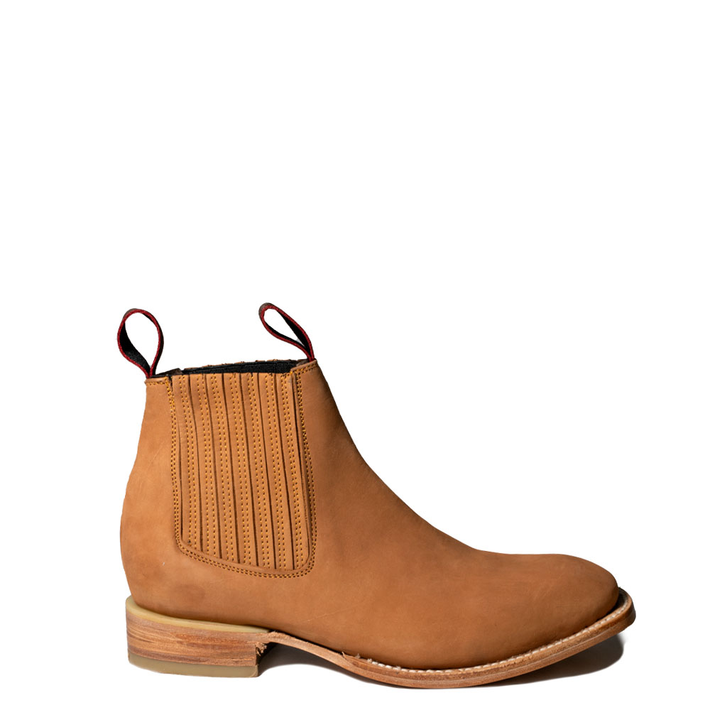 Botín Retinto Holanda Nobuck - Camel