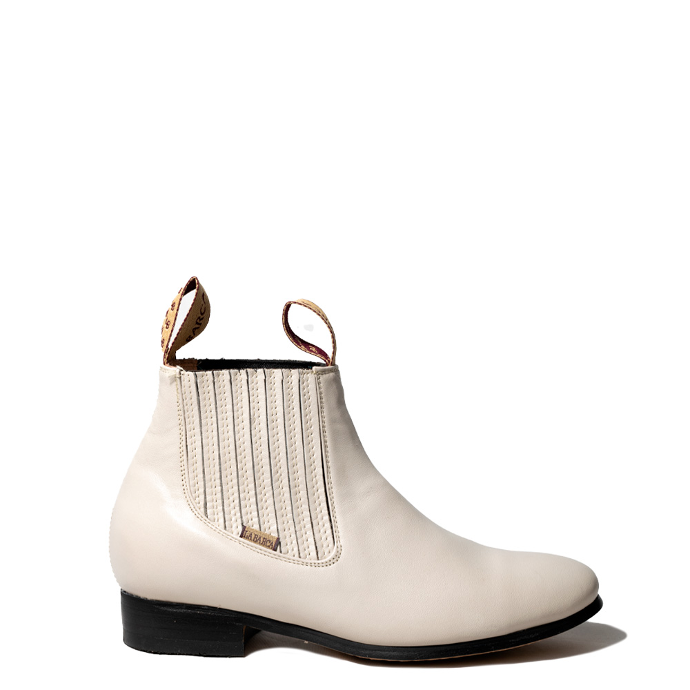 Botín La Barca Papa Grande Piel Hueso - EST800