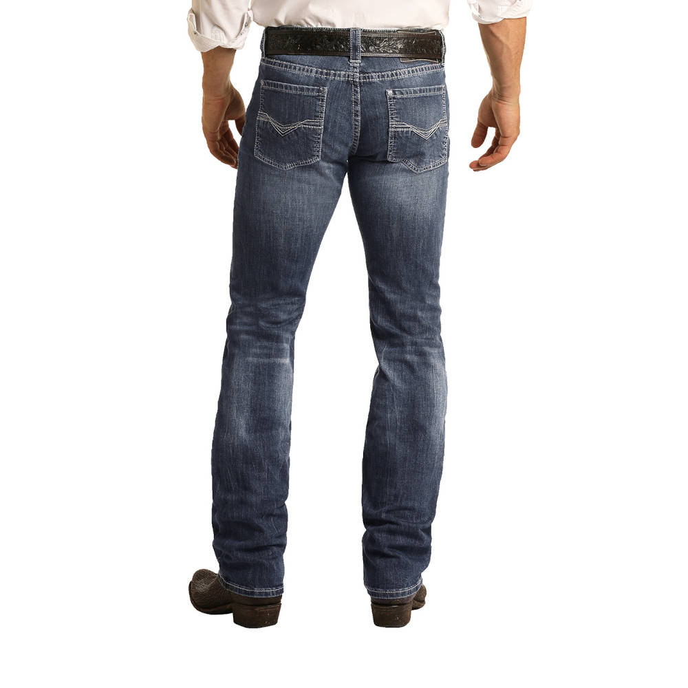 Pantalón Rock&Roll Slim Recto Corte Bota Elástico - M1R3482