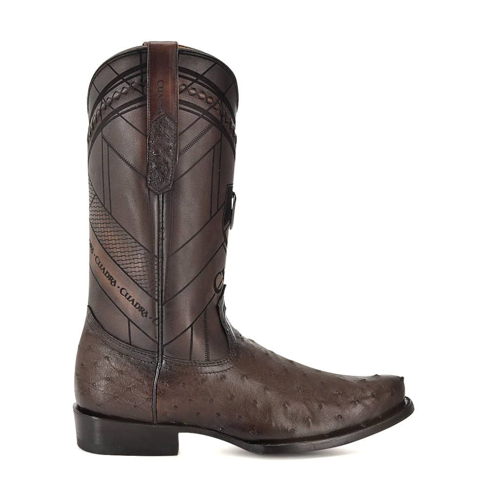 Bota Cuadra Piel Genuina de Avestruz - S42FA1