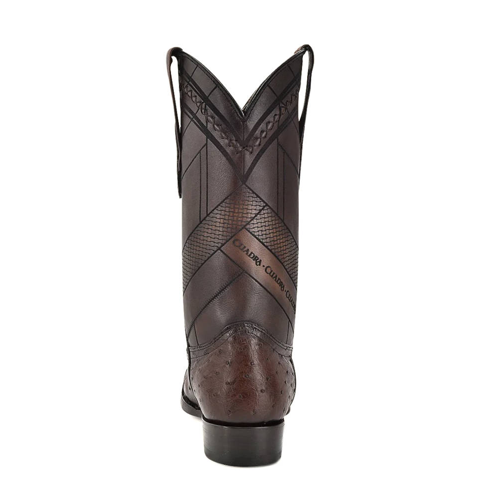 Bota Cuadra Piel Genuina de Avestruz - S42FA1