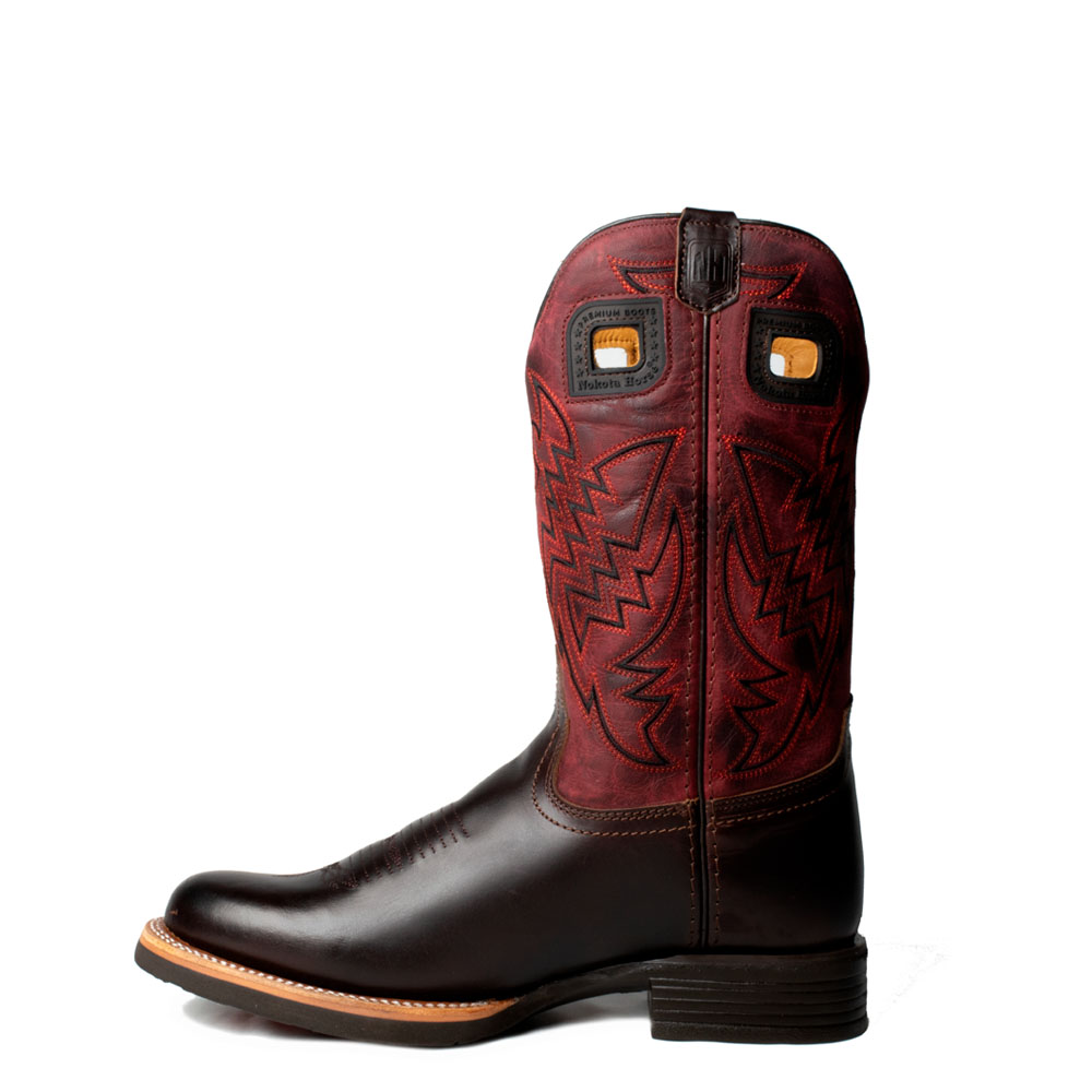 Bota Nokota Horse Thor 20 Roper Eagle Caoba - THR2041
