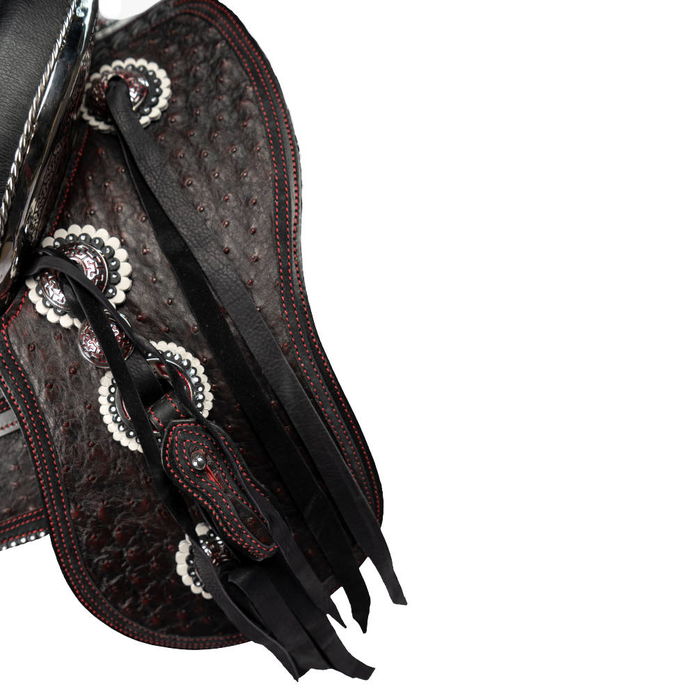 Montura Exótica Piel Avestruz