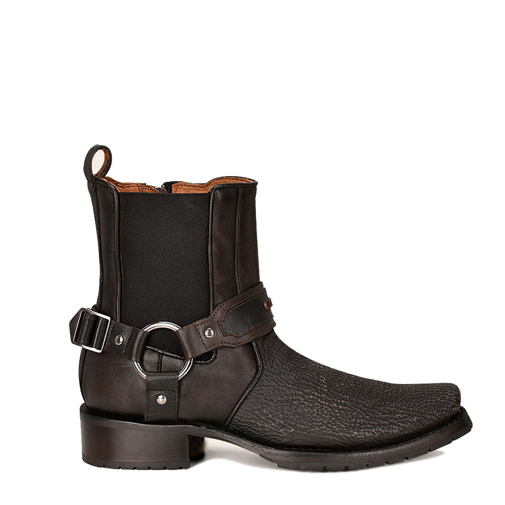 Botín Cuadra en Piel Genuina de Tiburón - 1J2LTI