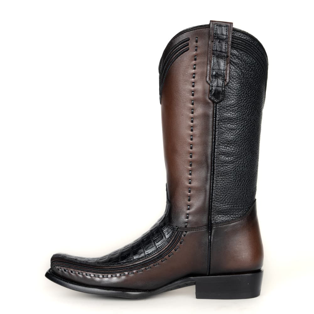 Bota Cuadra en Piel Genuina de Fuscus 1J3GFY El Reparo