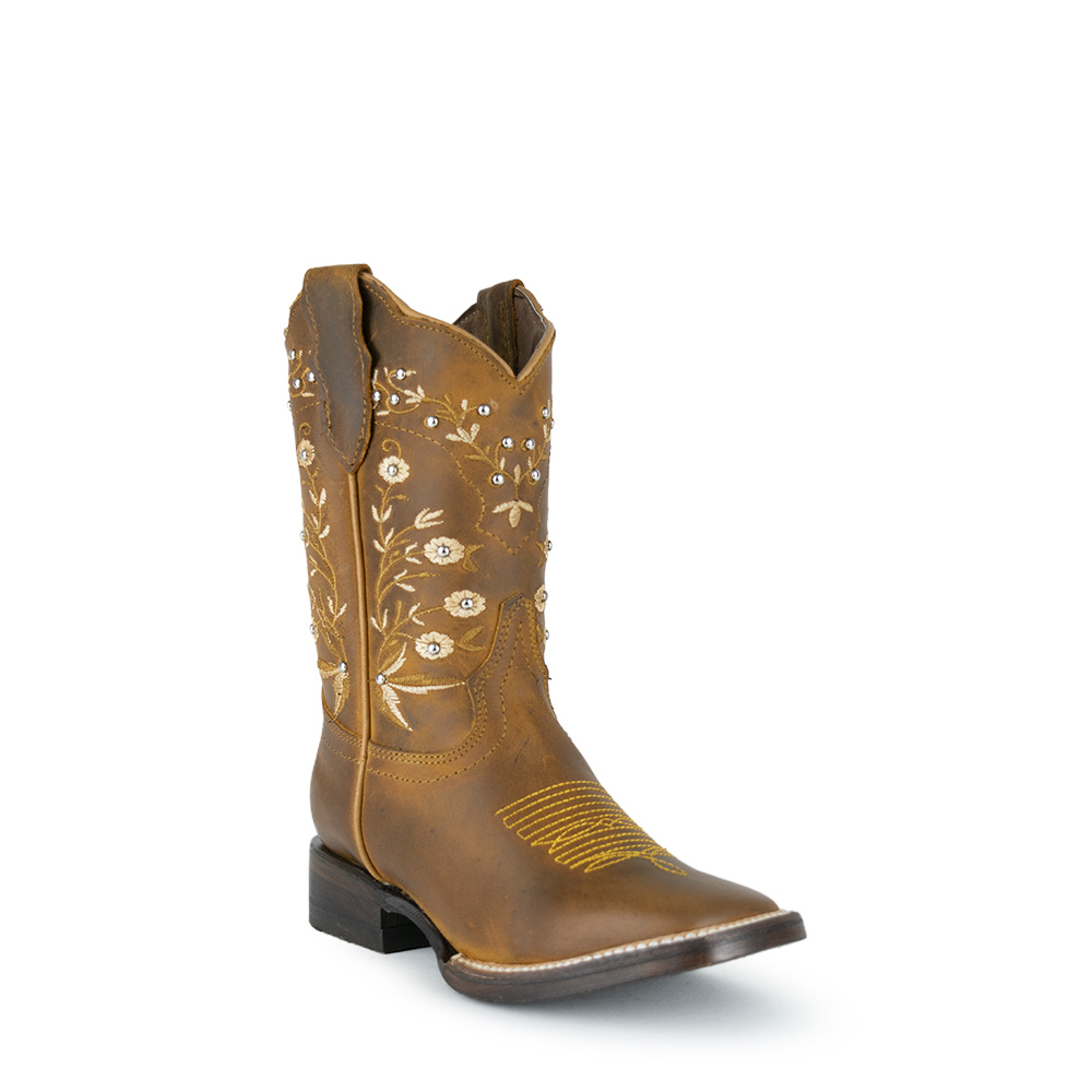 Bota Jar Boots Bordado Castor Orange - EST2350