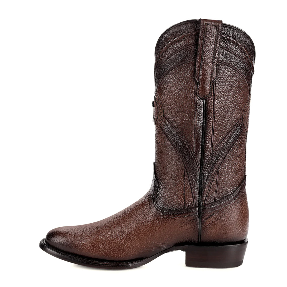 Bota Cuadra en Piel Genuina de Venado - 2H0AVE