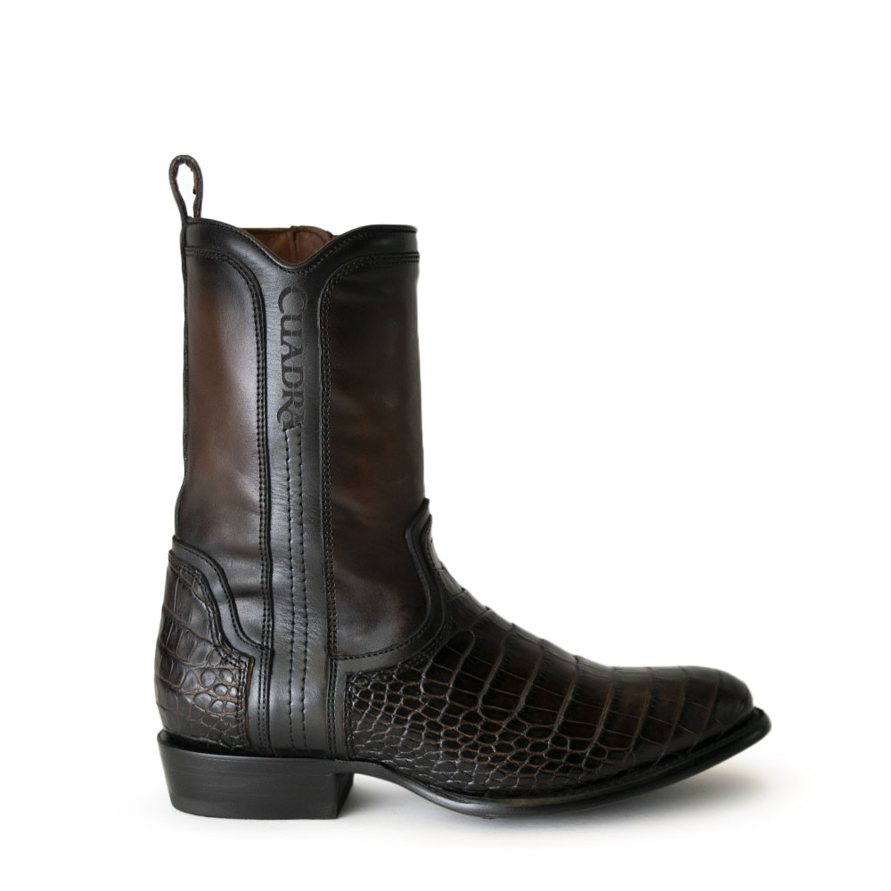 Bota Cuadra en Piel Genuina de Alligator - 2H59AL