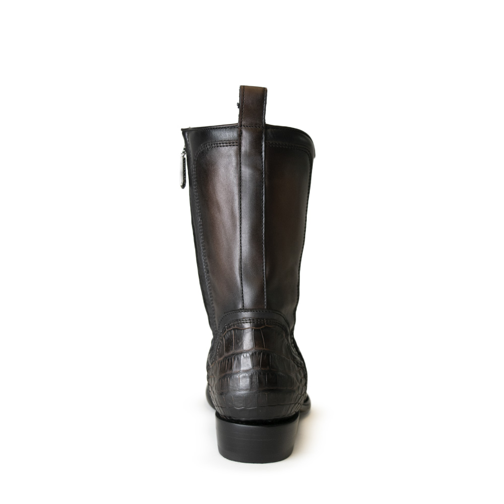 Bota Cuadra en Piel Genuina de Alligator - 2H59AL