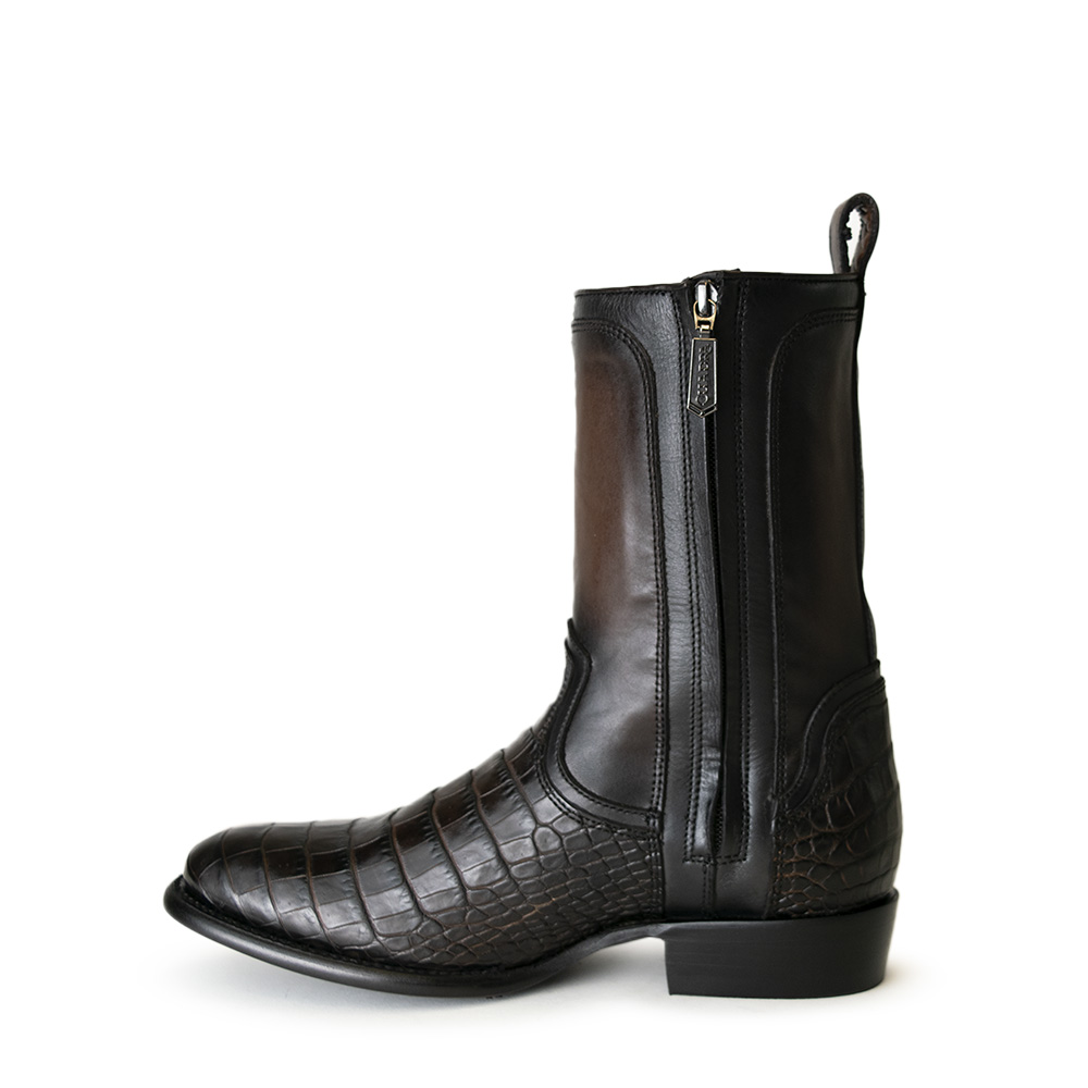 Bota Cuadra en Piel Genuina de Alligator - 2H59AL