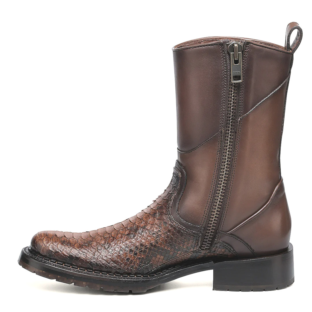 Bota Cuadra en Piel Genuina de Pitón - 2T52PH