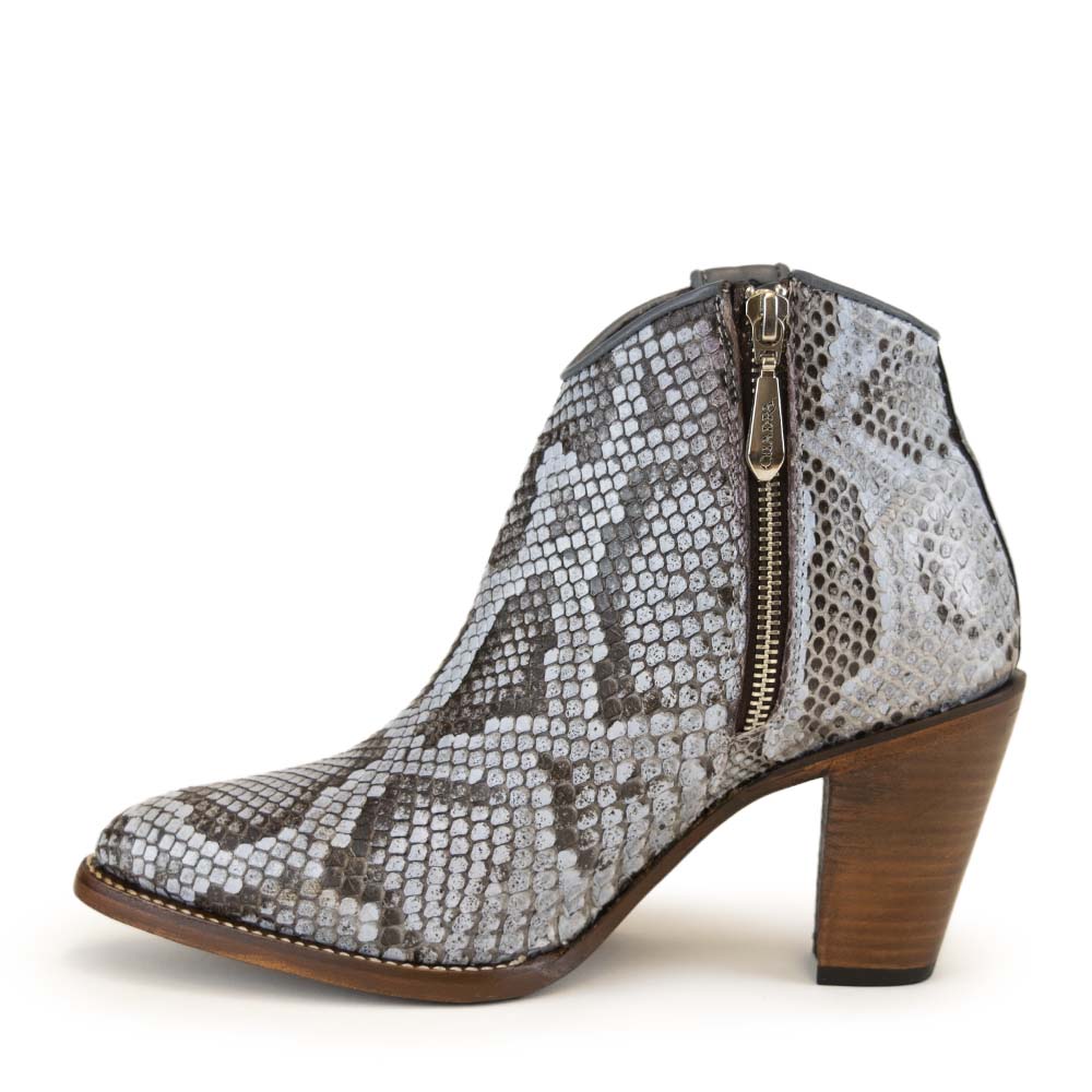 Botín Cuadra en Piel Genuina de Pitón - 3F0VPM