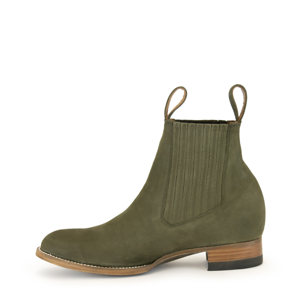 Botín El Reparo Welt R Nobuck Verde