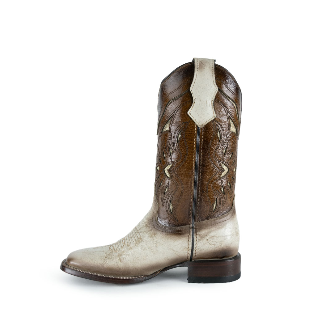 Bota Bucefalo Zafiro Hueso/Barza Cajeta - EST Camila