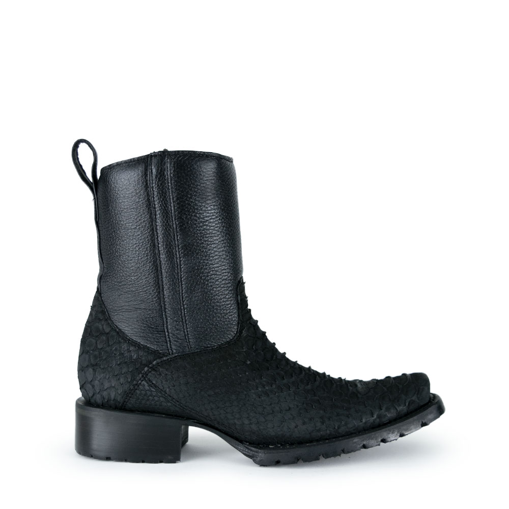 Botín Bayoboots Dubai Pitón Negro