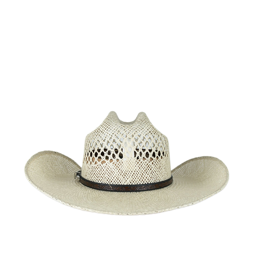 Sombrero El Reparo 100x Carson Yute Campana Randado