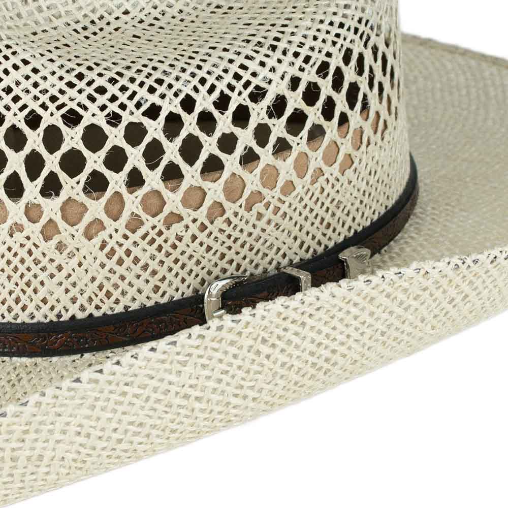 Sombrero El Reparo 100x Carson Yute Campana Randado