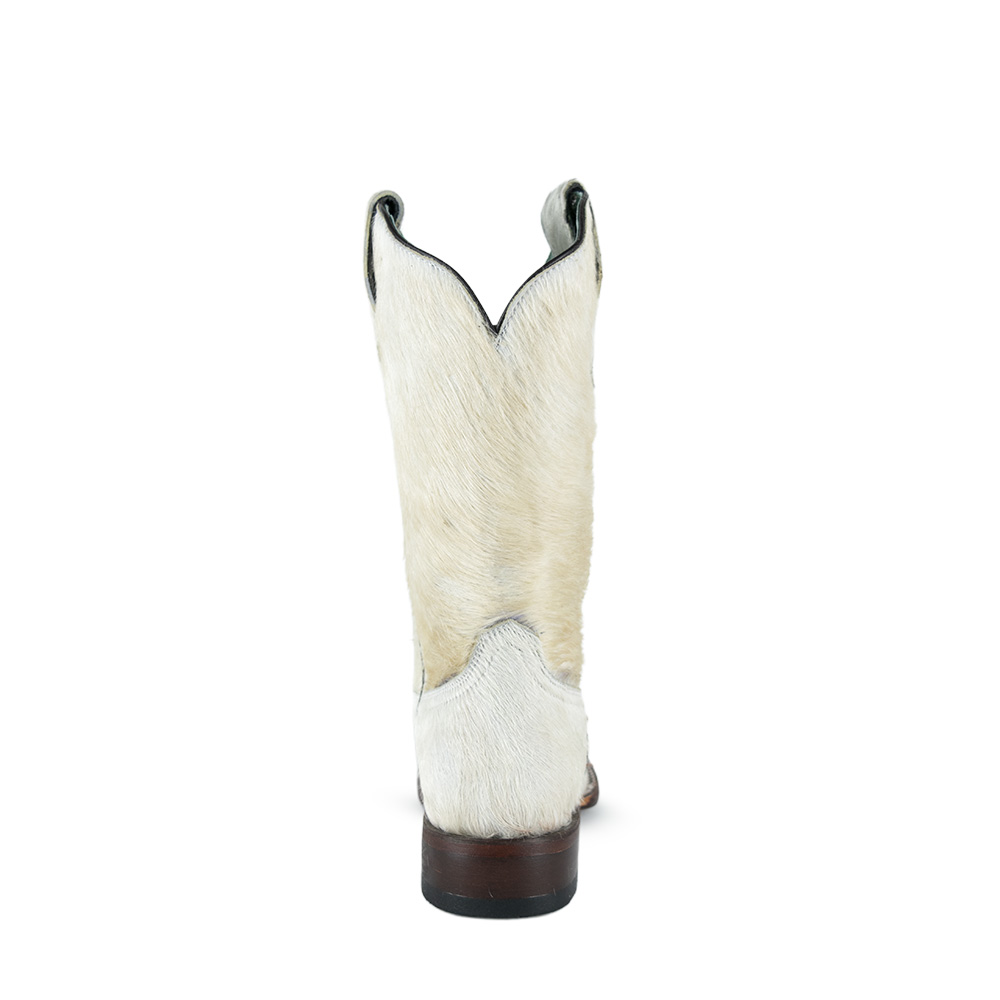 Bota Bucefalo Pelo Blanco - EST Camila