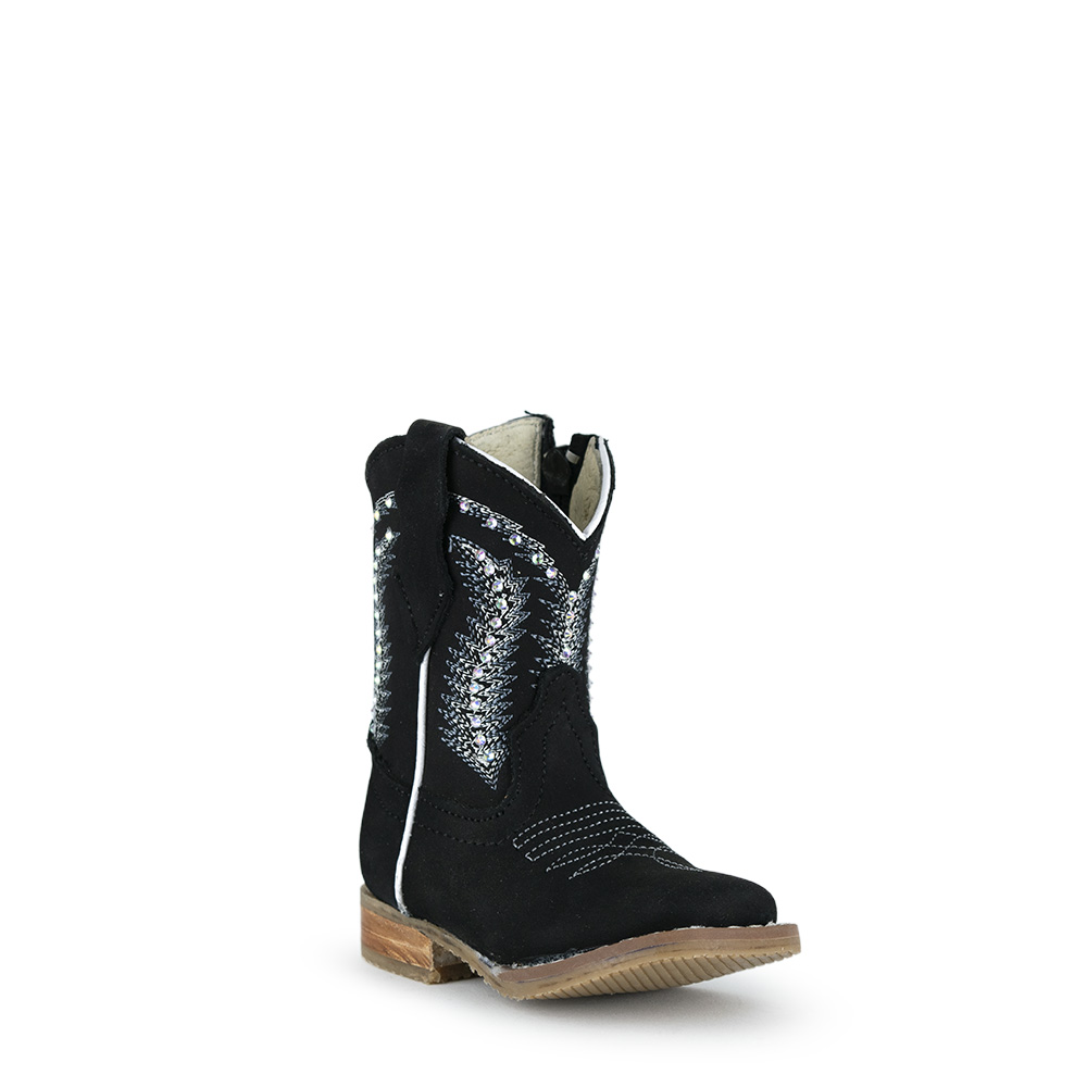 Bota Jar Boots Nobuck Negro Bolitas - EST6061