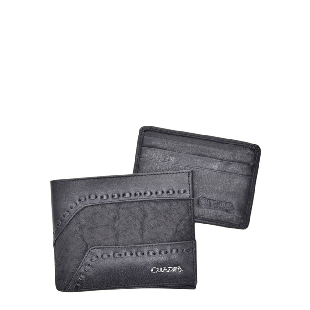 Billetera Cuadra Piel Genuina de Elefante - B3014EL