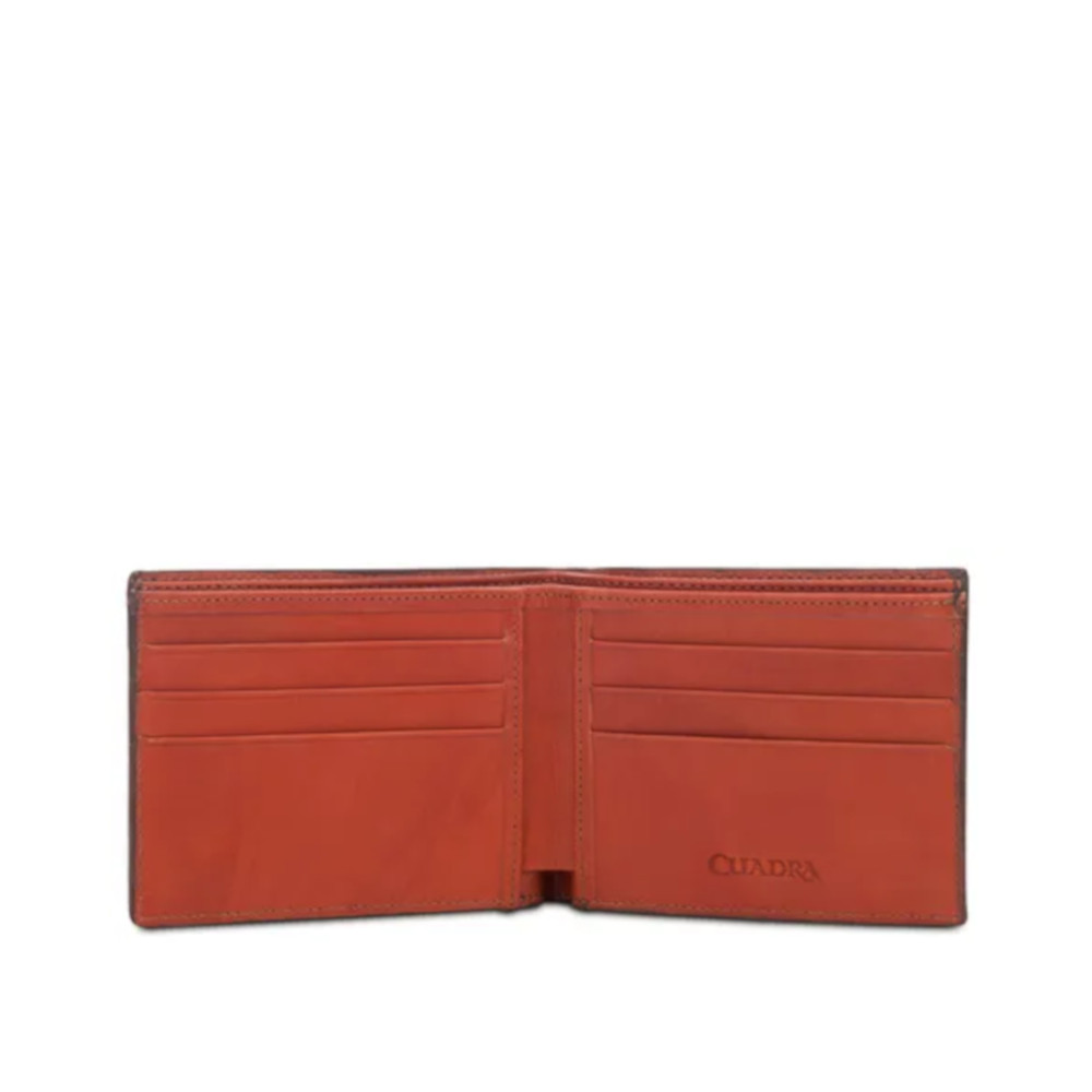 Billetera Cuadra Piel Genuina de Avestruz - BC007A1