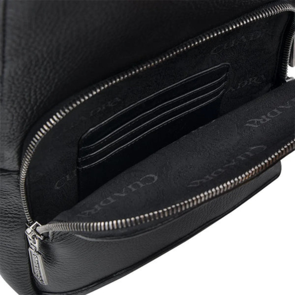 Bandolera Cuadra en Piel Genuina de Venado - BO462VE