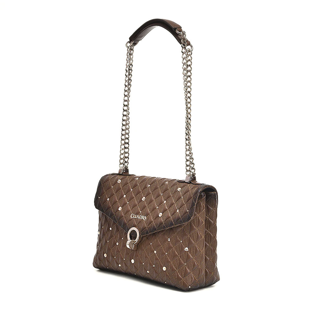 Bolsa Crossbody Cuadra en Piel Genuina - BOD0LRS